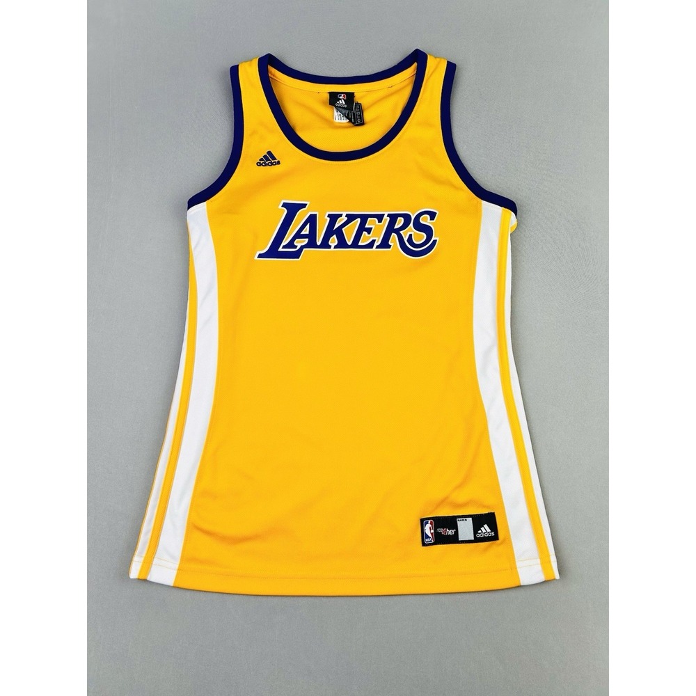 LA Lakers Adidas Women's S NBA4Her‎ Basketball Jersey Los Angeles